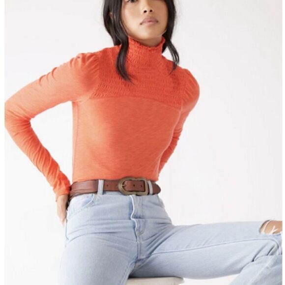 FREE PEOPLE CAROLINE TOP XS - Picture 2 of 6